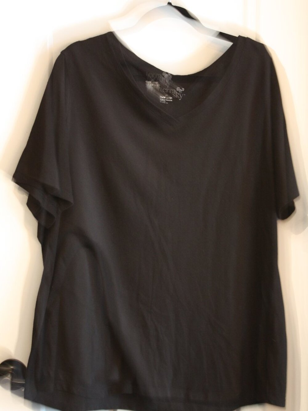 Terra & Sky, Black Tee-Shirt, size 3X